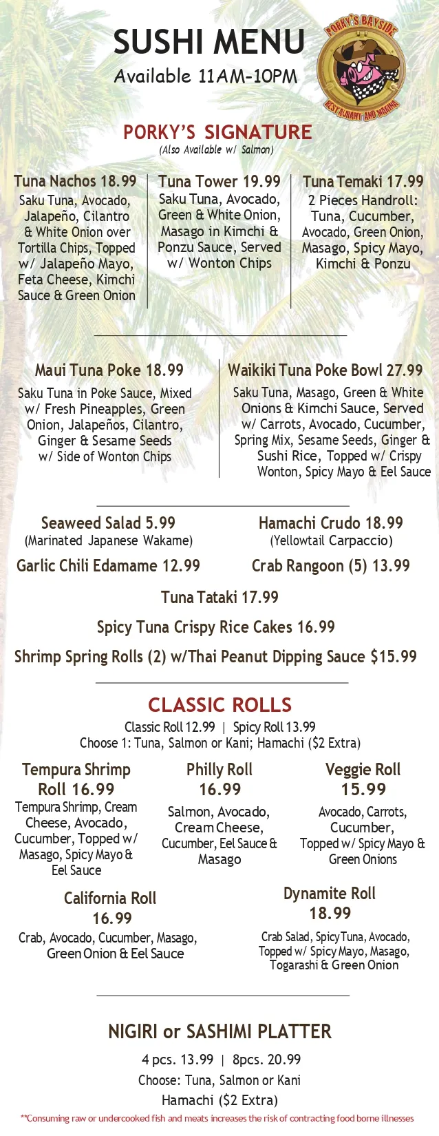 Porkys Bayside Restaurant and Marina