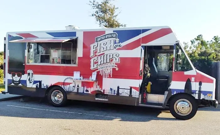 British Open Pub, food