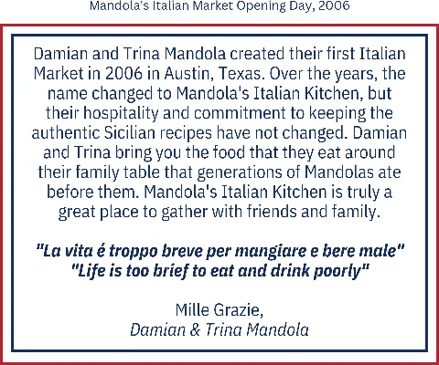 Mandola's Italian Kitchen, unknown