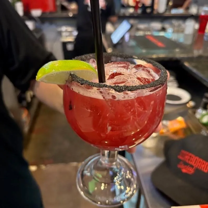 Red Margarita cocktail.