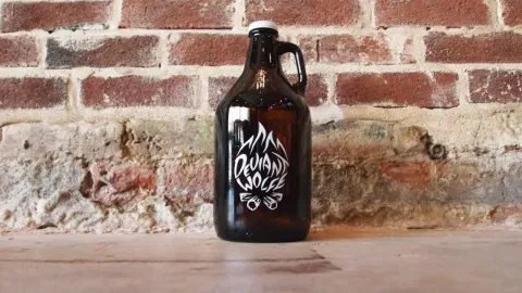 Branded Growler Glass