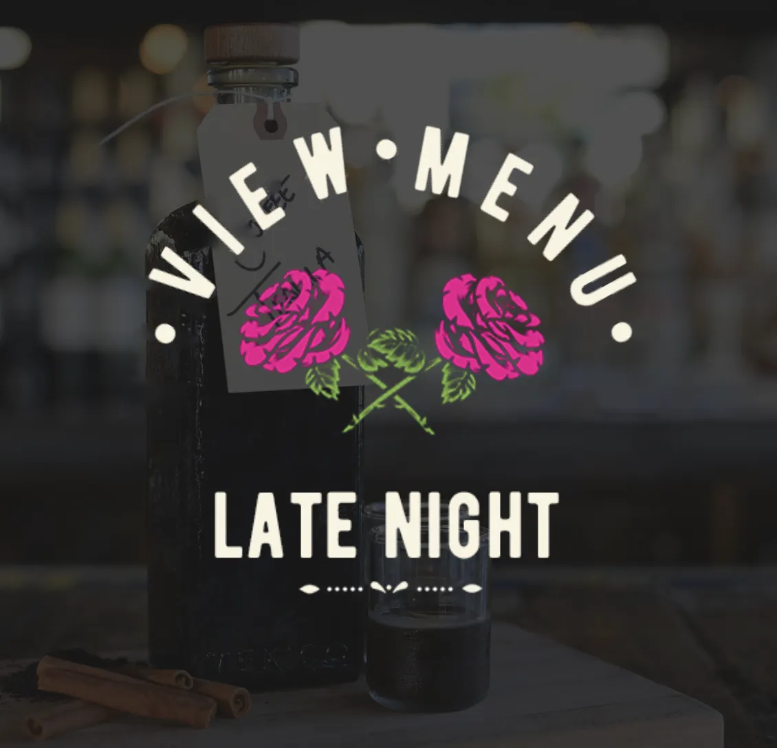View Late Night Happy Hour Menu