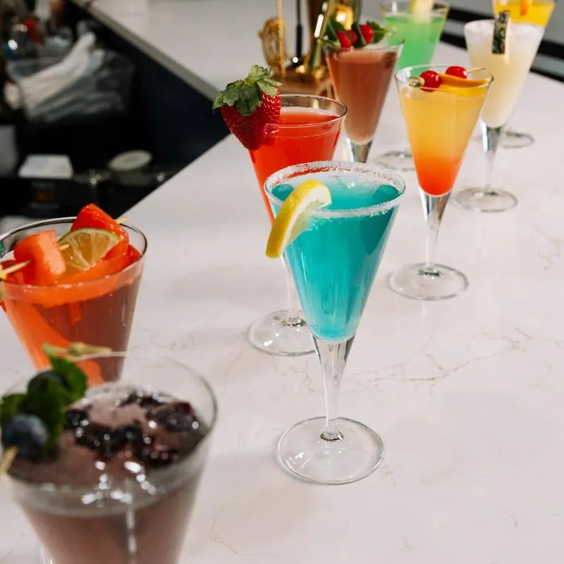 Assorted cocktails.