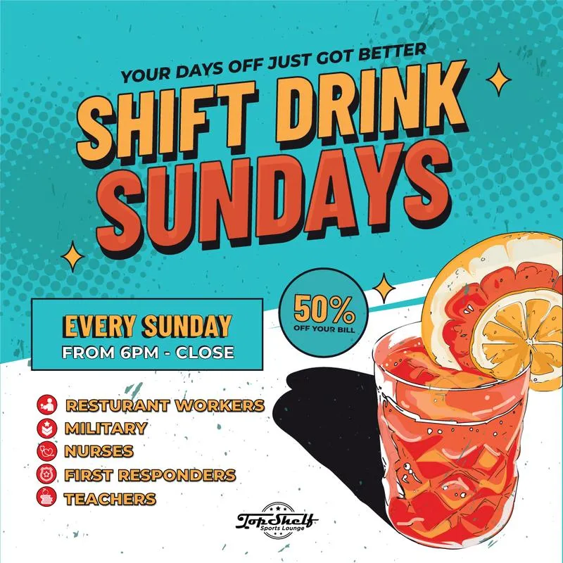 Shift Drink Sundays photo