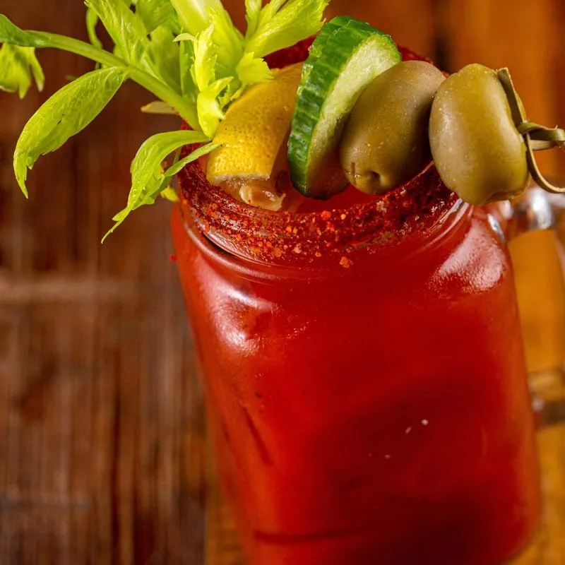 Red cocktail