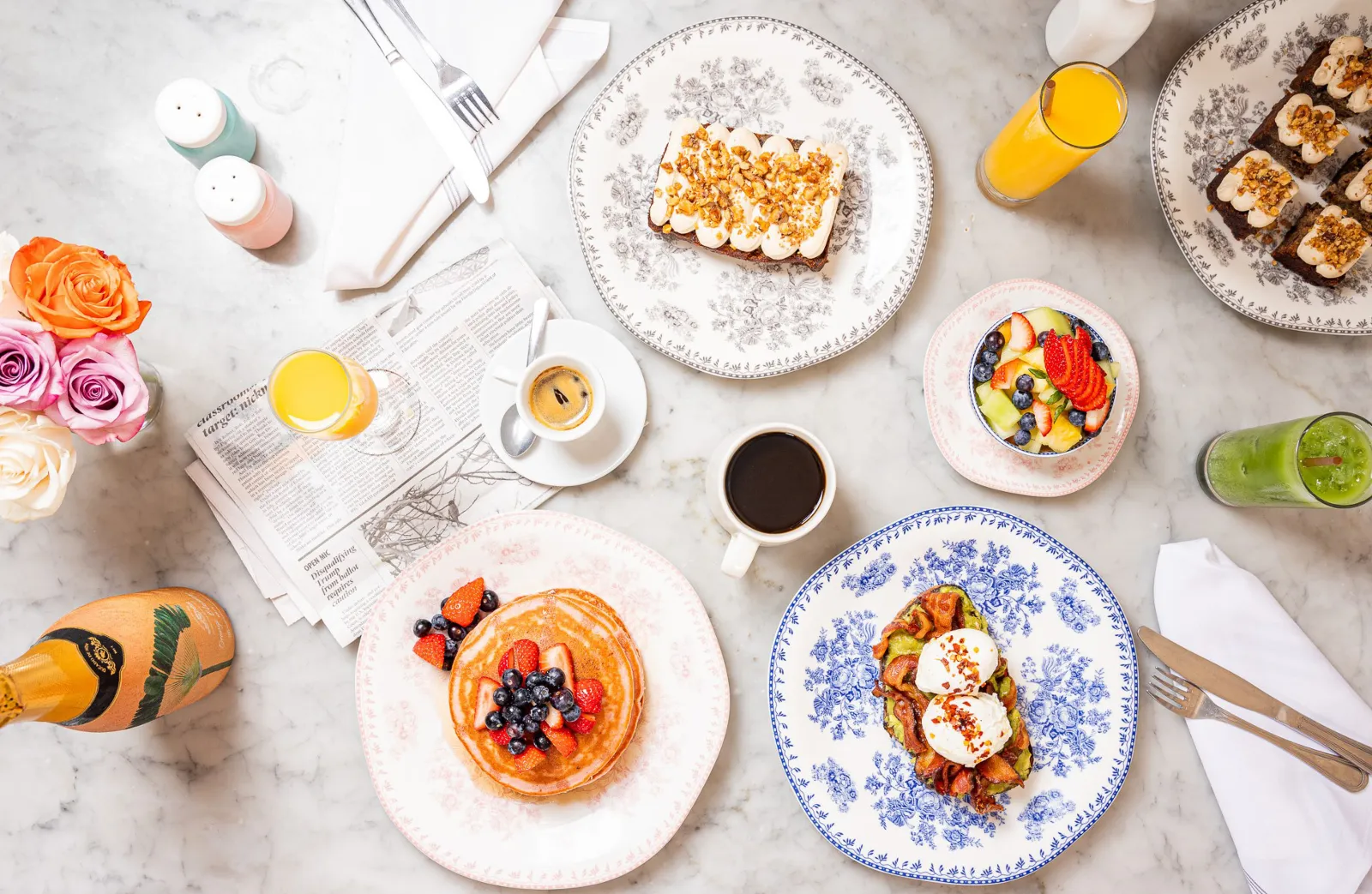 Brunch at the Orange Blossom restaurant in Miami