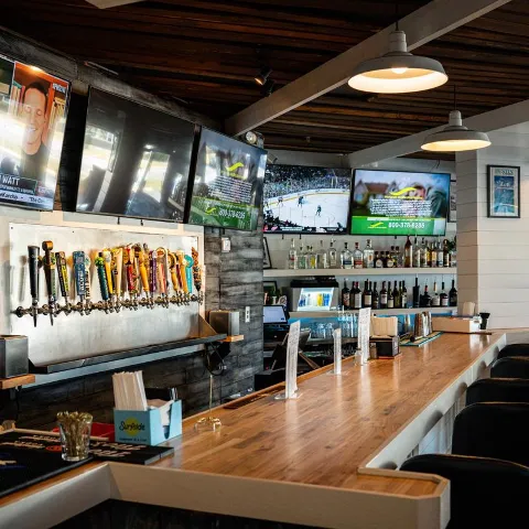 Interior, bar area.