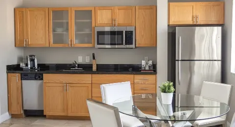 rooms with kitchen hotel in doral miami nuvo suites