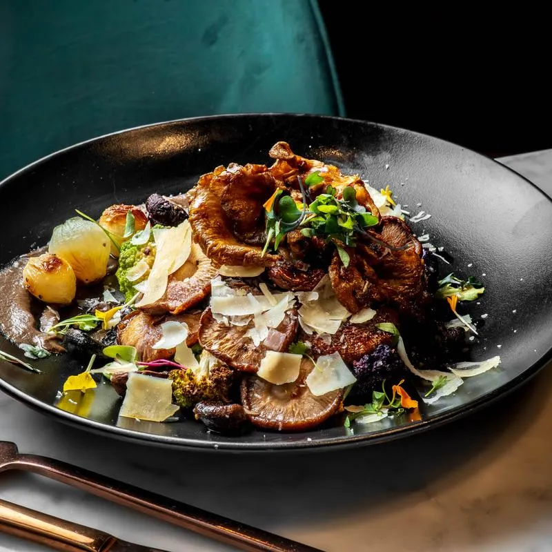 Wild mushroom salad