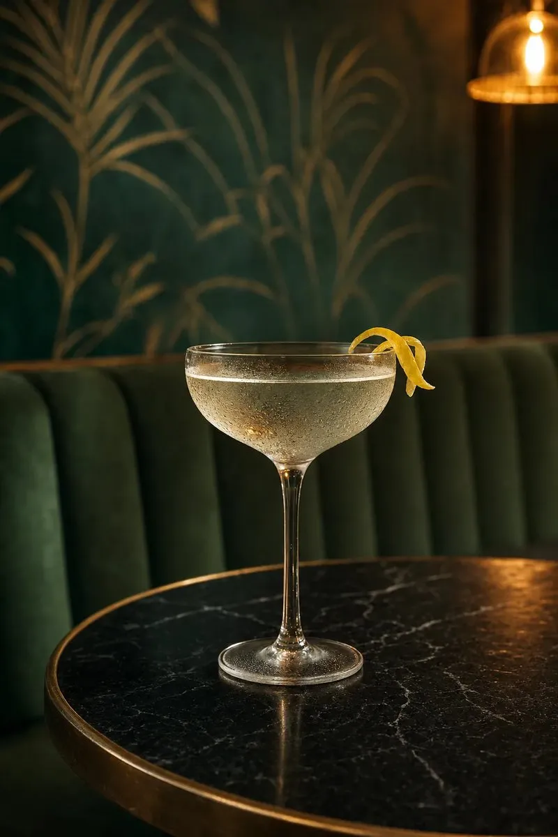 50/50 Martini, a martini at Spanglish Martini Bar in Wynwood, Miami