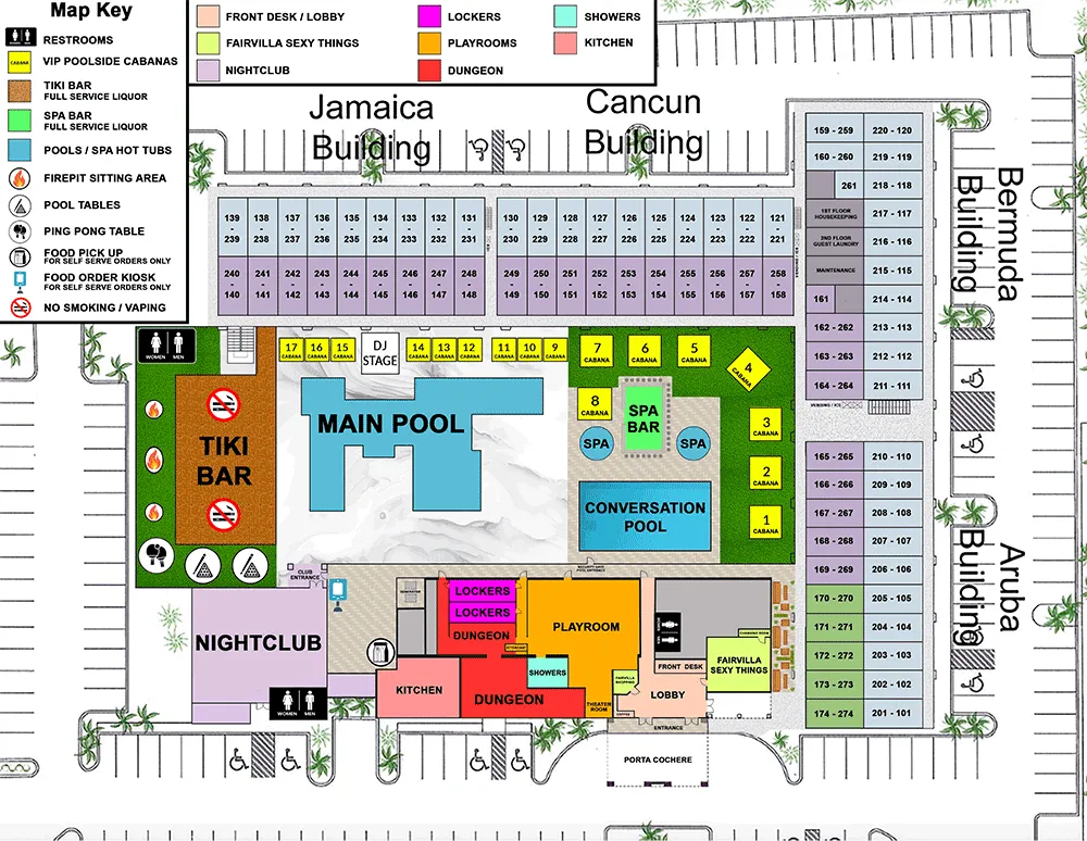Secrets Siteplan