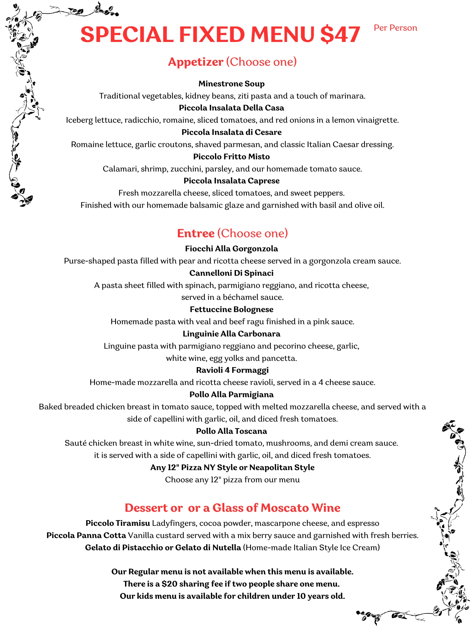 Cèrto Italian Restaurant & Private Events