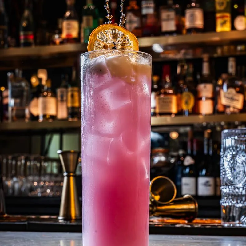 Lavender cocktail