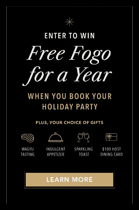 Enter to win - Free Fogo for a year