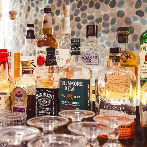 Bar drinks.