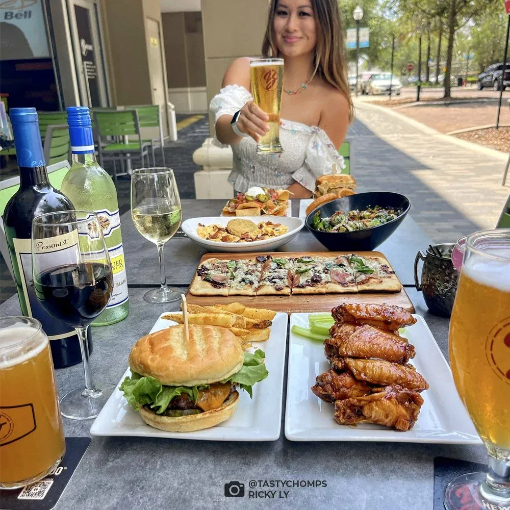 Brewlando Maitland showing offerings for food & brews