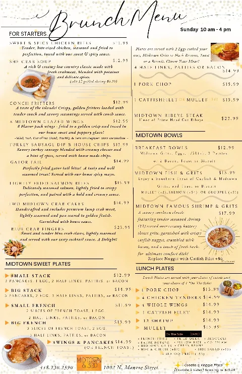 Midtown & 3rd, food