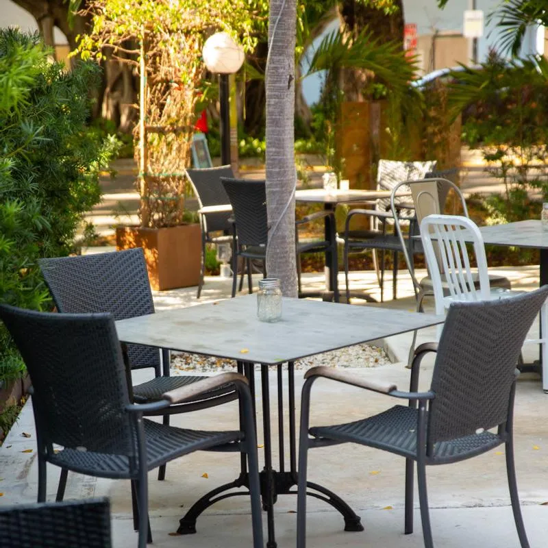 Exterior, tables outside