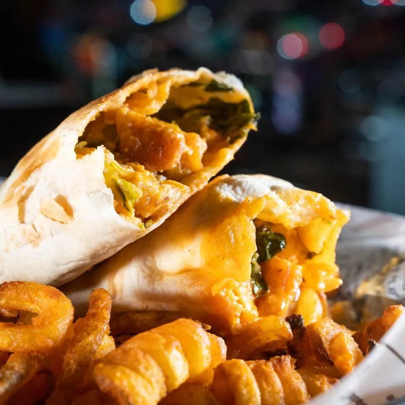 Buffalo Chicken Wrap, close-up