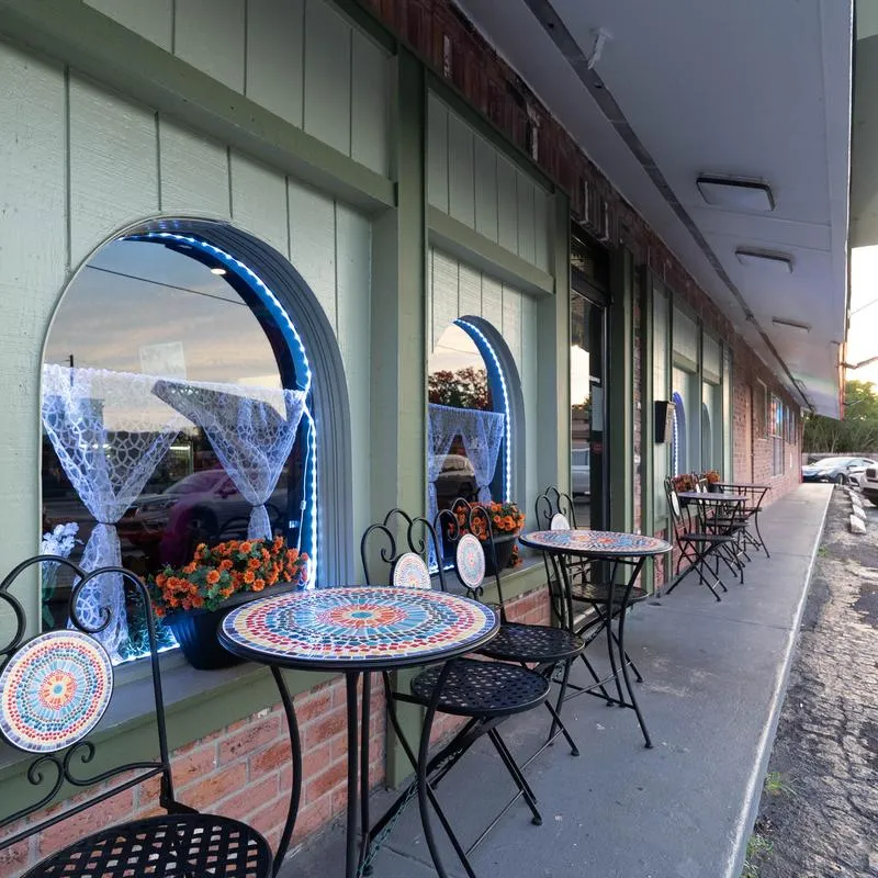 Exterior patio.