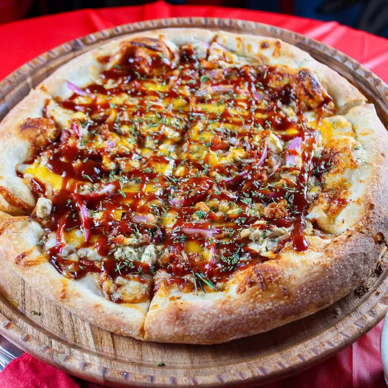Rocco's BBQ Pizza.