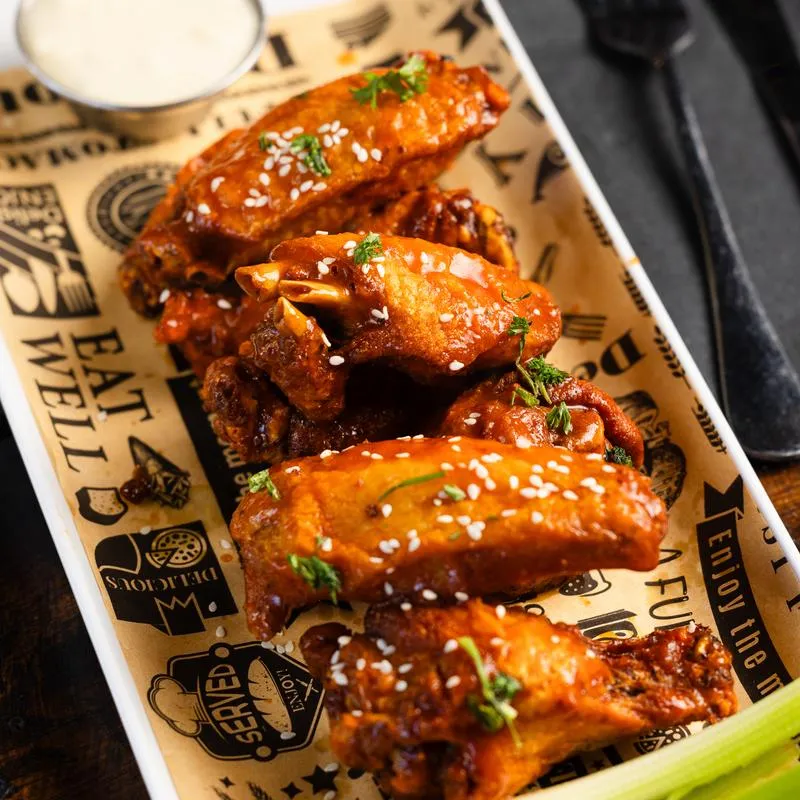 Buffalo chicken wings.