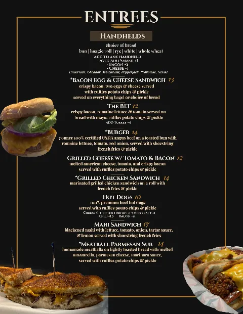 Dukes Tavern, food