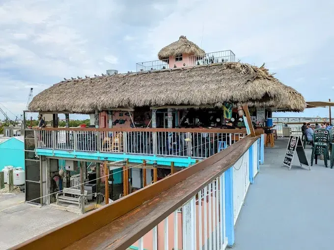 Burdine's Waterfront restaurant overlooking the marina