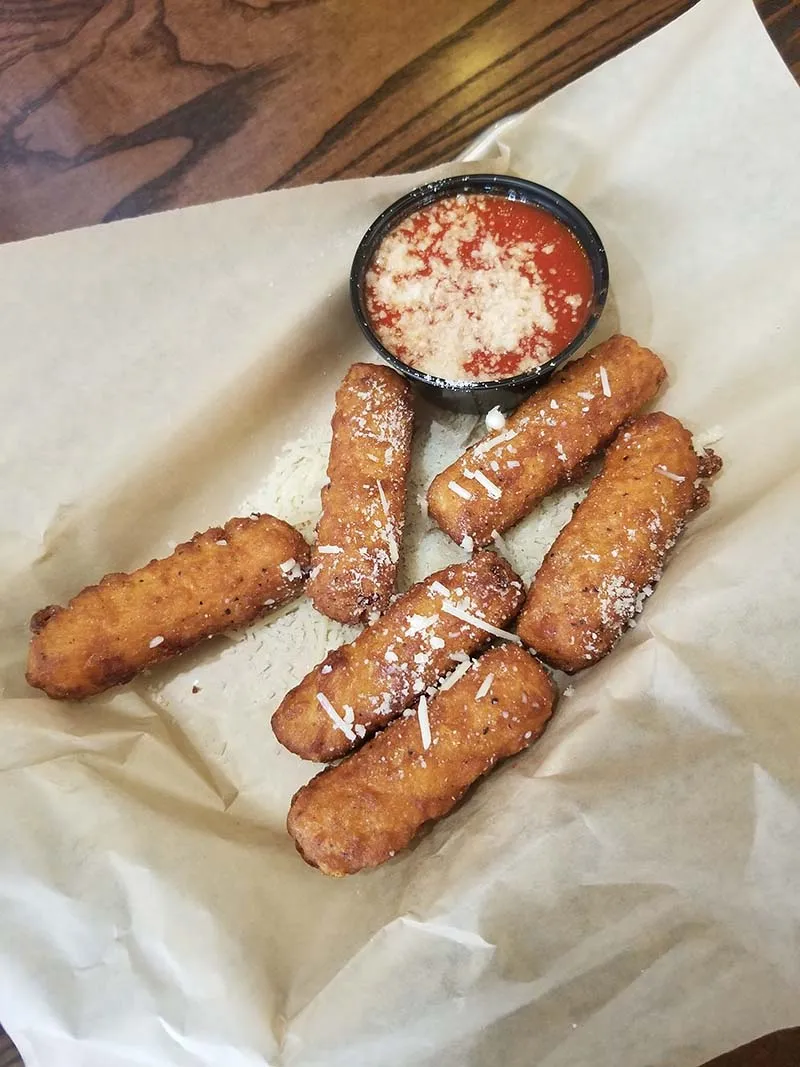 chicken fingers with sauce