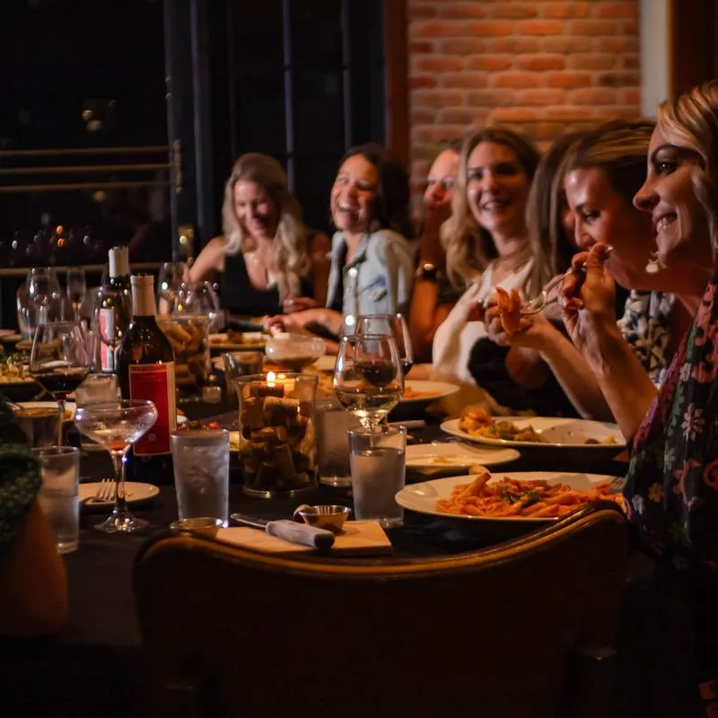 Customers dining.