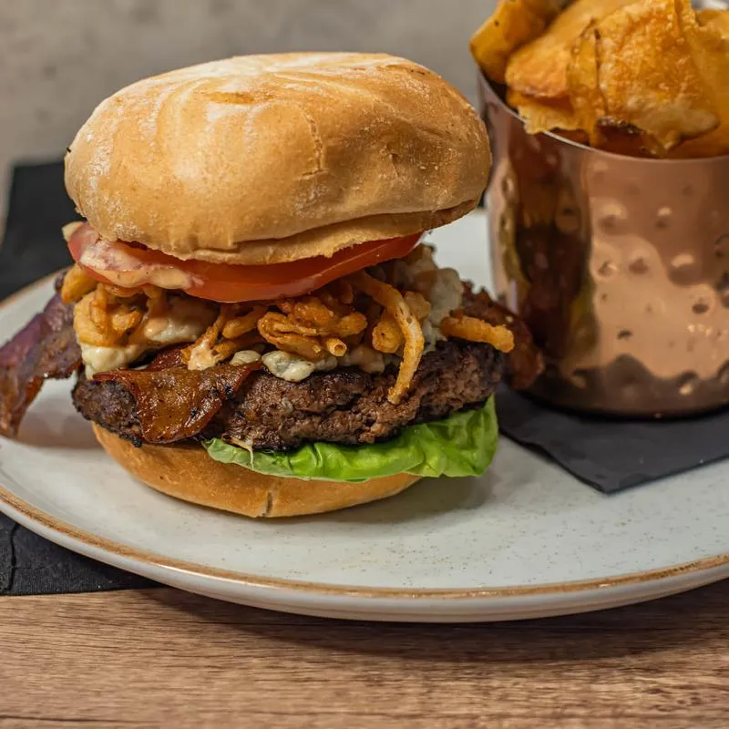 BBQ Bacon Burger.