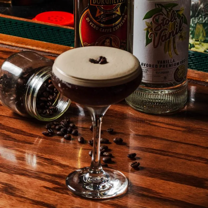 A glass of Espresso Martini