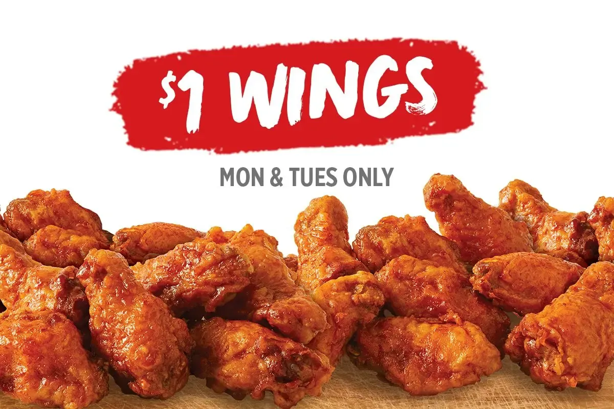 $1 Wings Special menu item