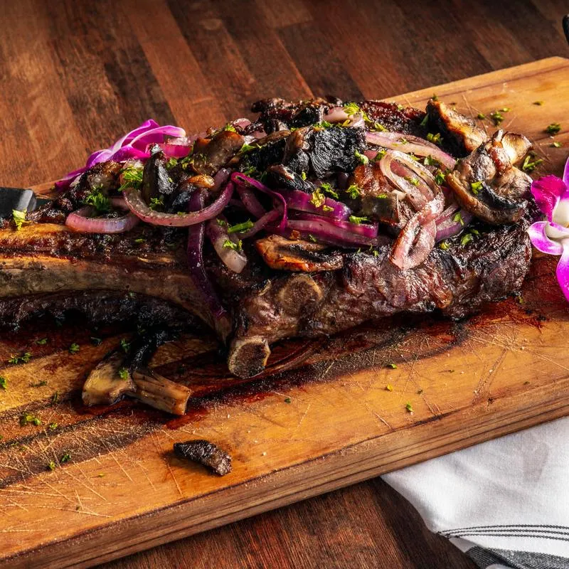 Tomahawk steak.