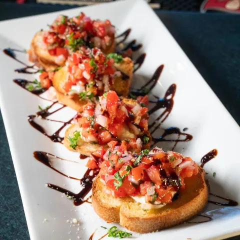 Bruschetta plate.