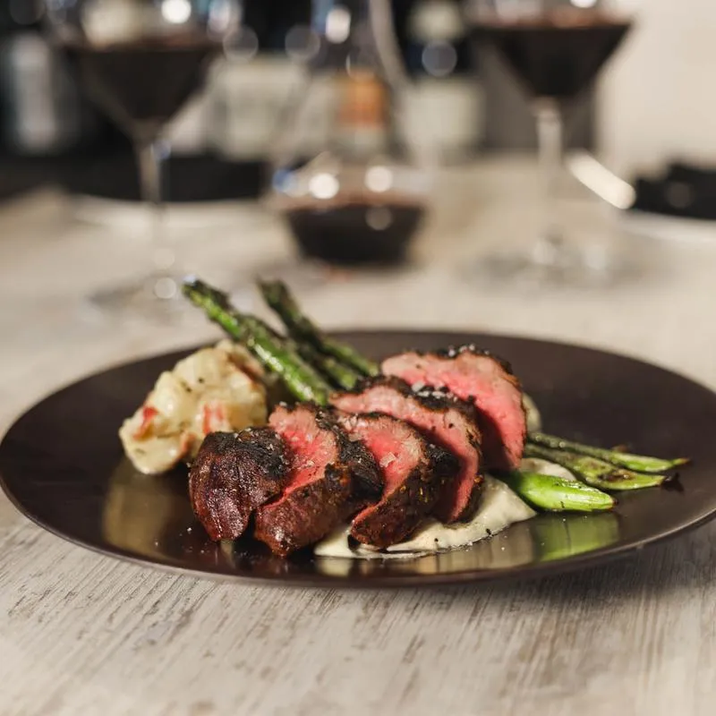 Prime Filet on the plate