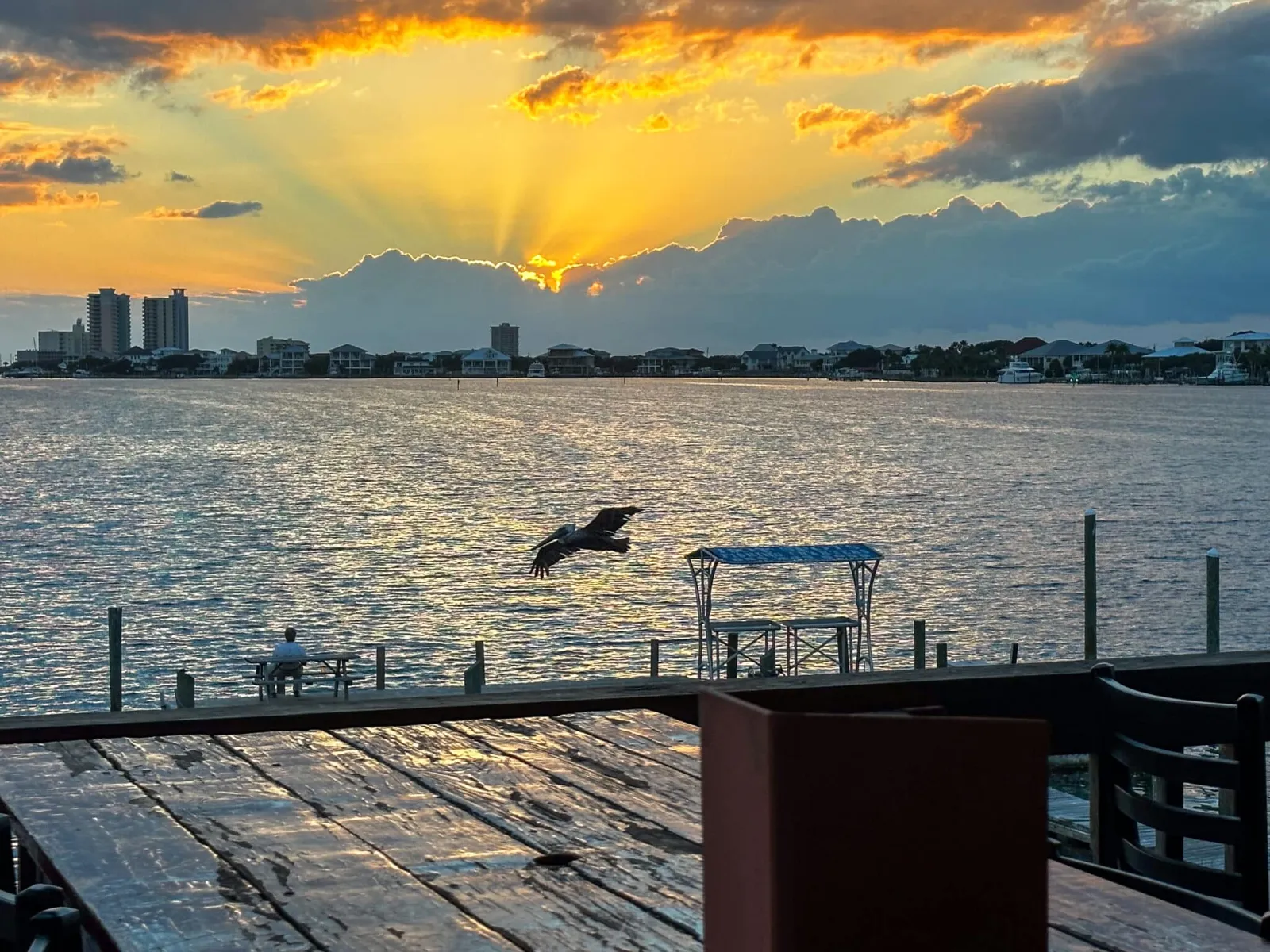 sunset pensacola beach