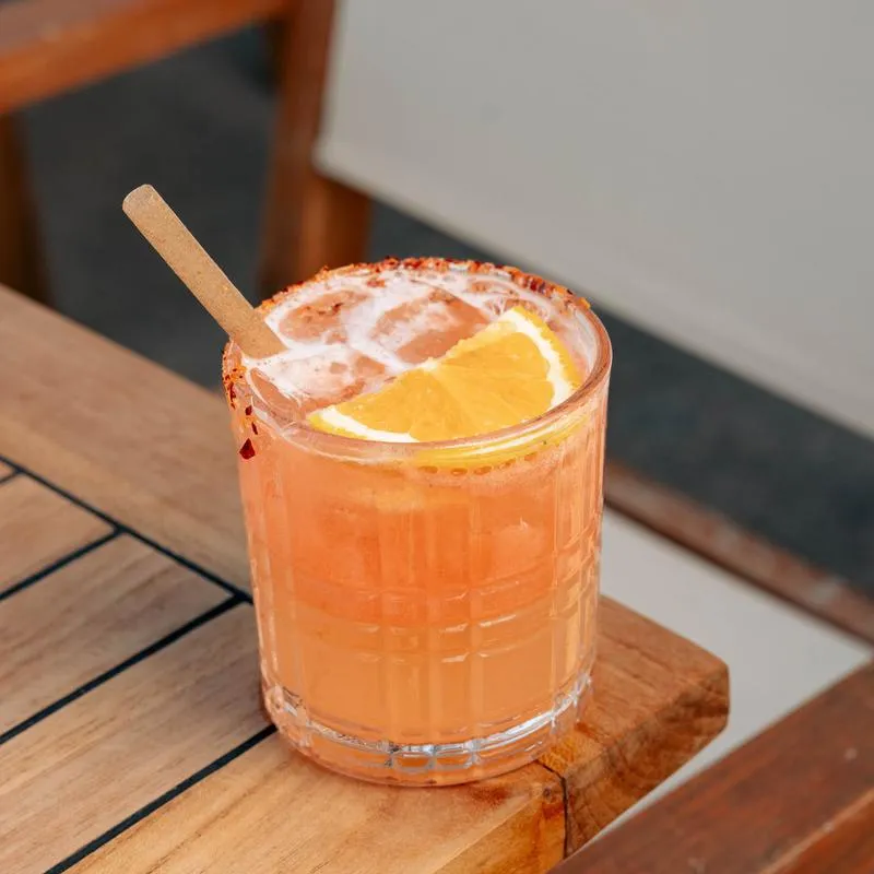 Spicy guava margarita.