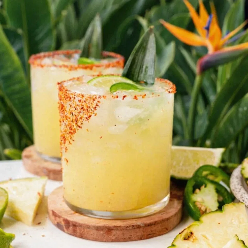 National Margarita Day done right 🍍🌶️
Pineapple Jalape&ntilde;o Margarita 
Made with @danostequila &mdash; sweet, spicy, and dangerously smooth.
Join us and celebrate the right way