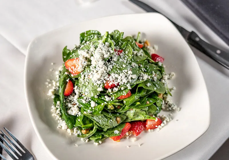 Strawberry Spinach Salad