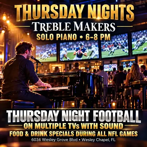 Thursday at Treble Makers NFL Ticket