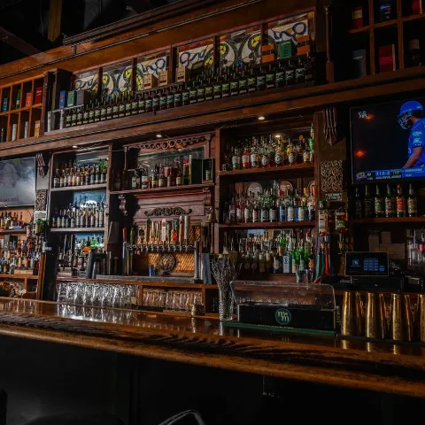 Bar are, close-up