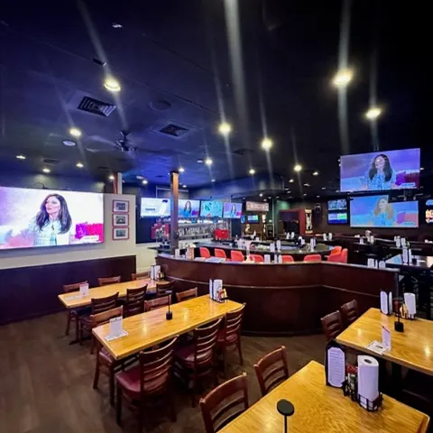 Interior, seating and bar areas.