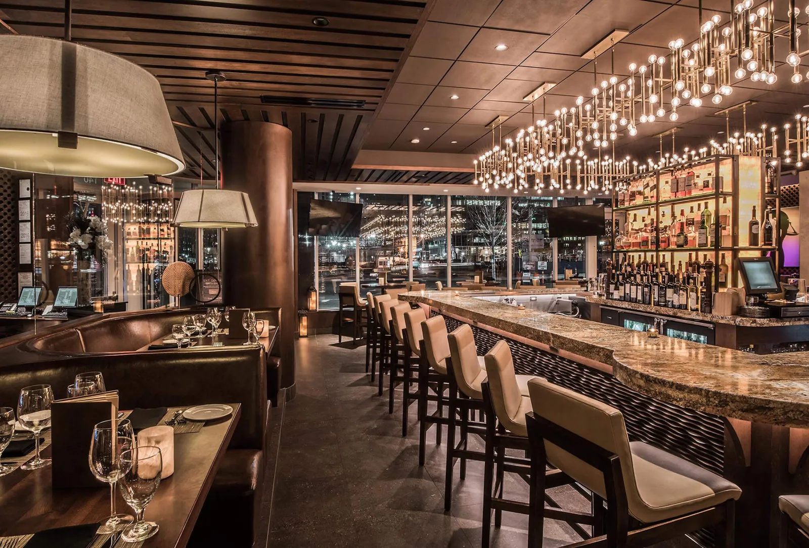 bar at Ocean Prime Boston