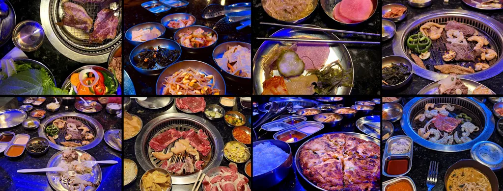 Happy customers dining at Chow One Korean Steakhouse