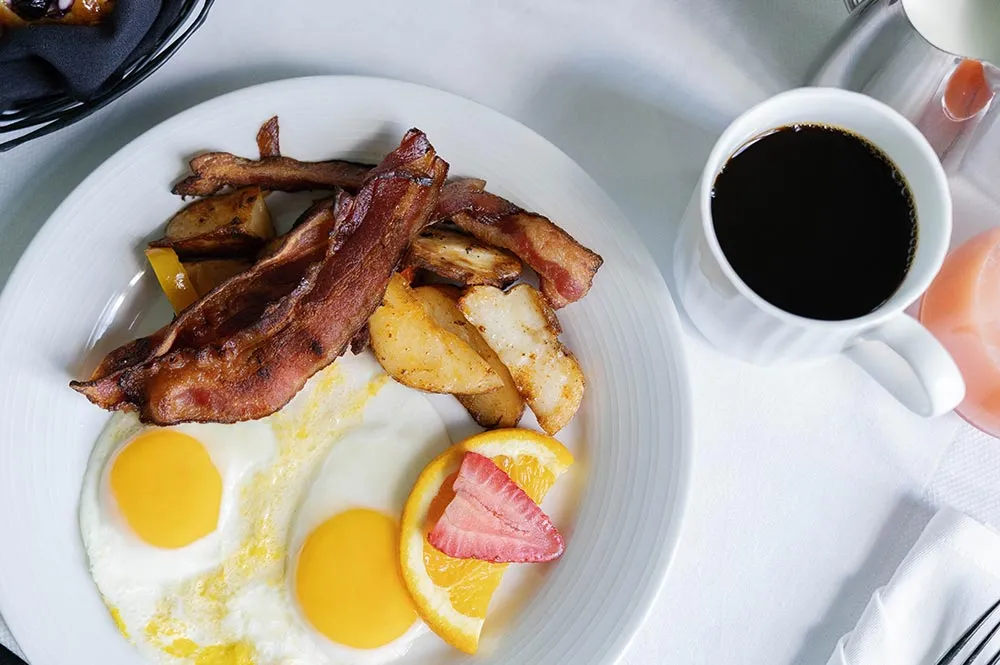 Biltmore Hotel Miami-Coral Gables Dining In-Room Sunny Side Up Eggs
