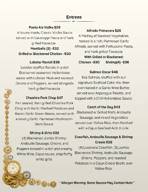 Ironworks Steaks and Fine Cocktails, food
