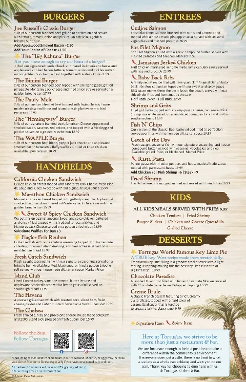 Tortugas Taco and Tequila Shack, food