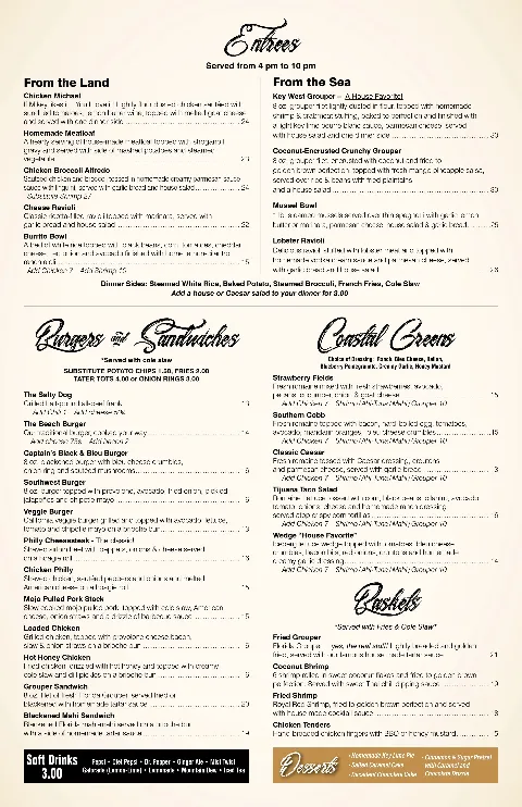 2Shea's Salty Dog, food
