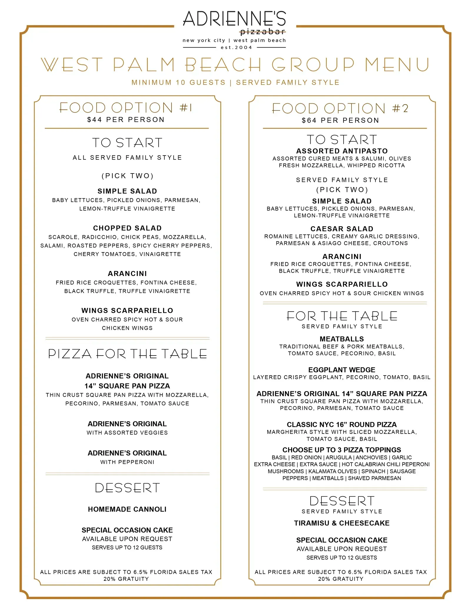 Adrienne’s Pizzabar
